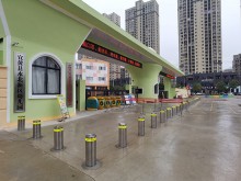 全自动升降路桩